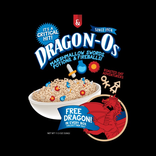 Dragon-Os Cereal Dungeons and Dragons Cereal by Natural 20 Shirts