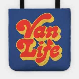 Van Life  / Faded Thrift Style Retro Design Tote