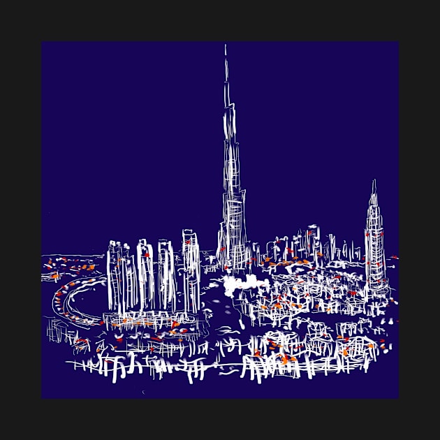 Dubai at night!! by Revart