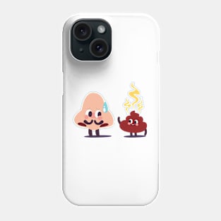 Five Senses - Smelling Poop Phone Case