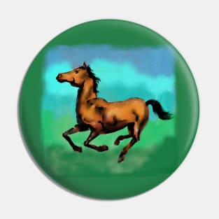 Running Horse Pin