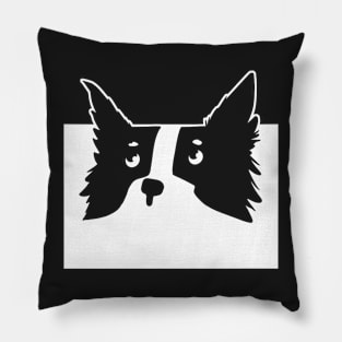 Border Collie working dog Pillow