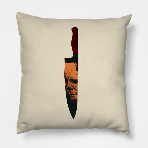 Halloween Michael Myers Pillow by Kotolevskiy