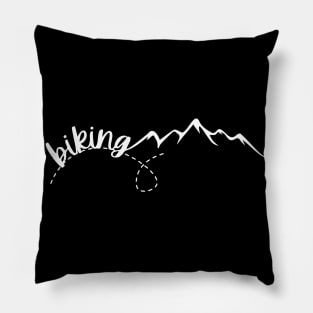 Mountain Bike Trail Pillow