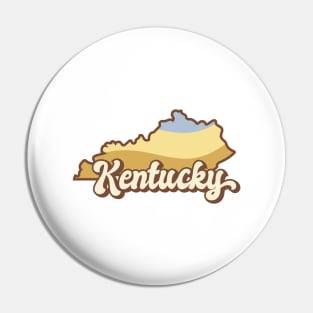 Kentucky Retro Pin