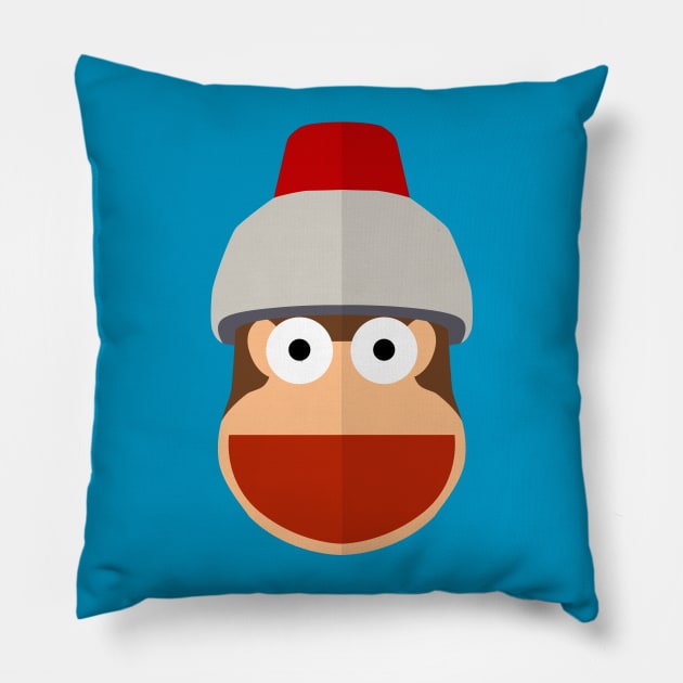 Ape Escape Pillow by degdesign