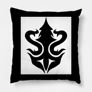 tribal nature from ocean Pillow