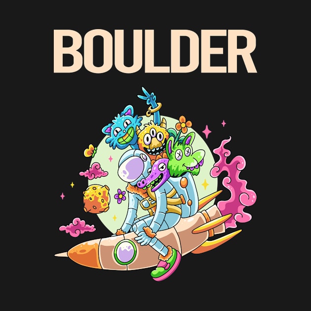 Happy Monsters Boulder by rosenbaumquinton52