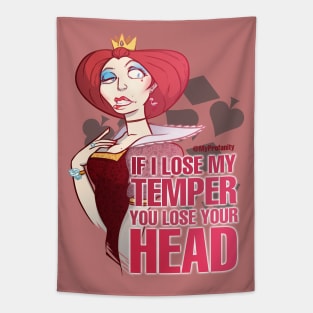 Queen of Hearts - Drawlloween2018 Tapestry