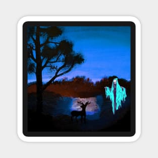 LukjanovArt Grim Reaper and Skin Walker Magnet