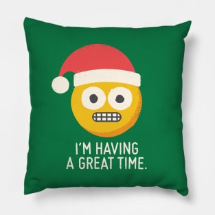 White Knuckle Christmas Pillow