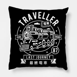 Locomotive Traveler Pillow