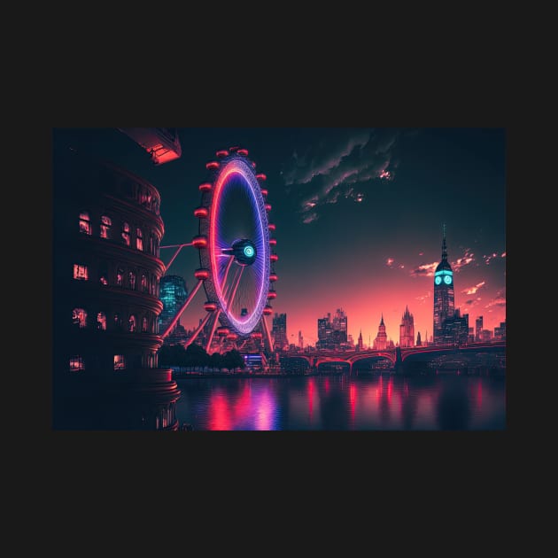 London eye Cyberpunk style by Art8085