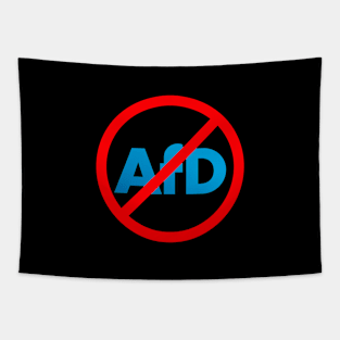 NO AfD STOP AfD Protest Far Right Extremism KEINE AfD STOP AfD - Protest Rechtsextreme Anti-AfD Tapestry