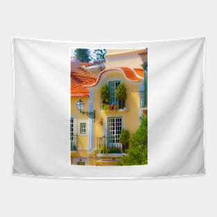 belém beauty. Portuguese typical House Tapestry