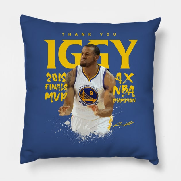 Andre Iguodala Retirement Pillow by Juantamad