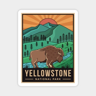 Yellowstone National Park Magnet