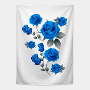 Blue Roses Tapestry