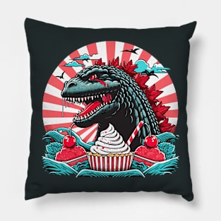 The King of the Monsters Creamzilla Pillow