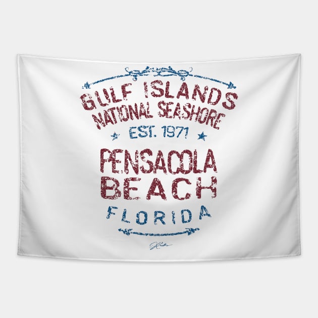 Pensacola Beach, FL, Gulf Islands National Seashore Tapestry by jcombs