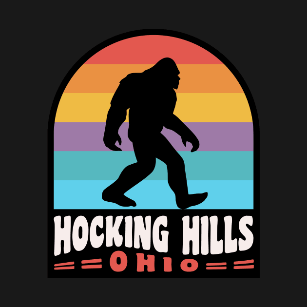 Hocking Hills Ohio Bigfoot Sasquatch State Park by PodDesignShop