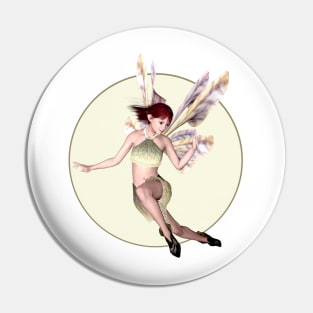 Flying fairy faerie elf butterfly wings Pin