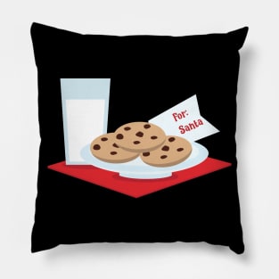 Milk Cookies for Santa Pillow