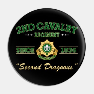 2Nd Cavalry Regiment Veteran Military Father Day Pin