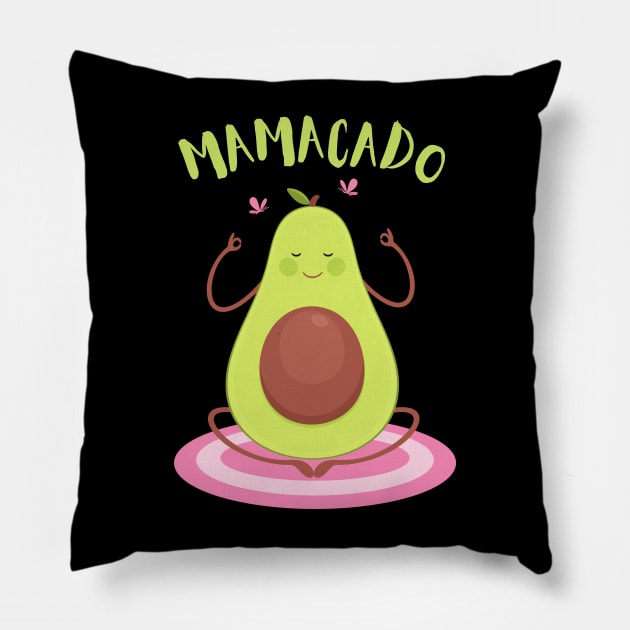 Mamacado Avocado Pillow by Teewyld