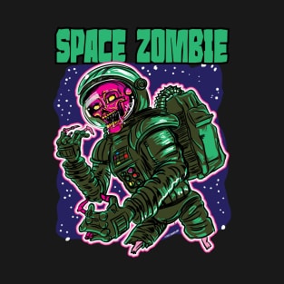 Space Zombie Astronaut Skeleton T-Shirt