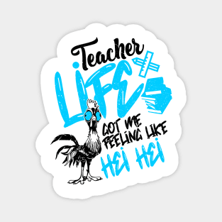 'Teacher Got Me Feelin Like' Charming Teacher Quote Gift Magnet