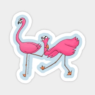 Loco Flamingo Magnet