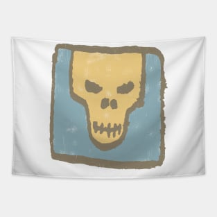 Skull Icon - Logo Tapestry