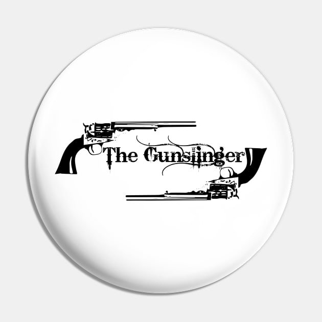 the gunslinger Pin by horrorshirt