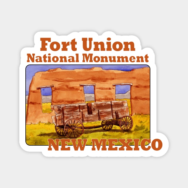 Fort Union National Monument, New Mexico Magnet by MMcBuck