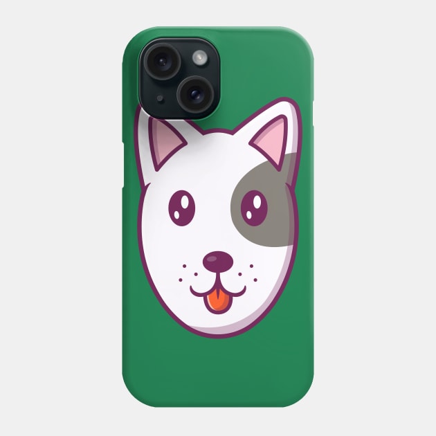 Cute Dog Face Cartoon (7) Phone Case by Catalyst Labs