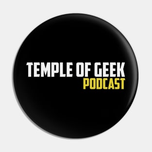 Temple of Geek Podcast Pin