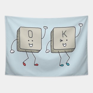 OK to be OK Tapestry