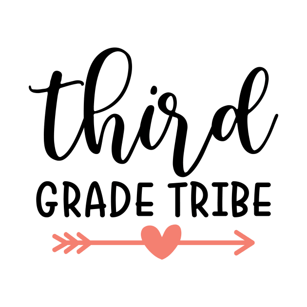 Third Grade Tribe Back to School Student Kids by ThreadSupreme