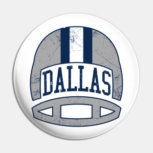 Dallas Retro Helmet - White Pin