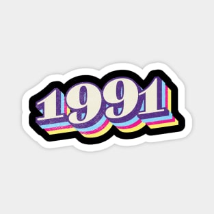 1991 Birthday Year Magnet