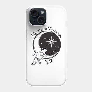 Fly me to the Moon Phone Case