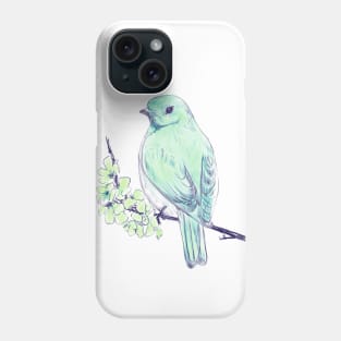 green bird Phone Case