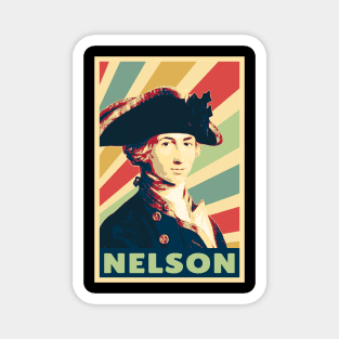 Horatio Nelson Vintage Colors Magnet