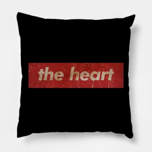 THE HEART - SIMPLE RED VINTAGE Pillow