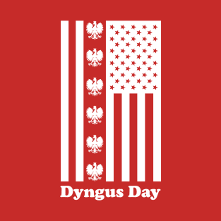 Dyngus Day American Flag T-Shirt