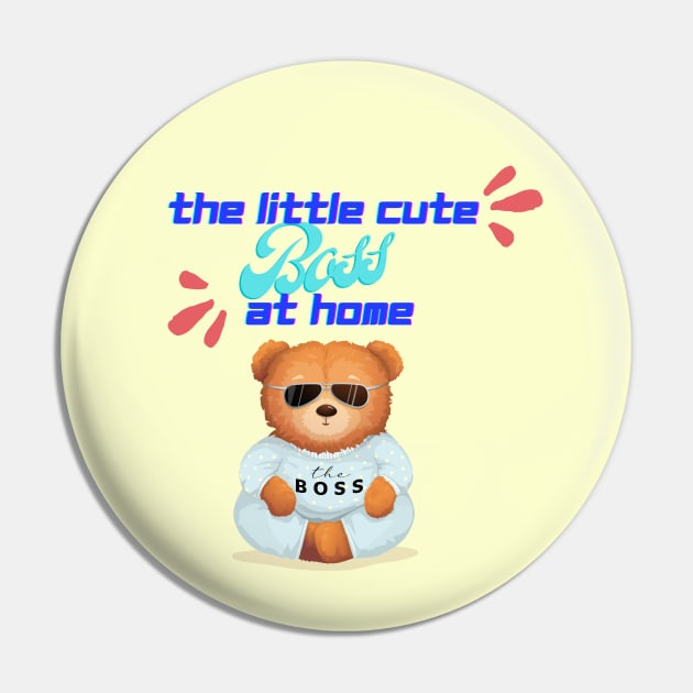 Baby Boss at Home - Cute Bear Pin by O.M design