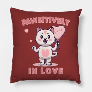 Pawsitively In Love Pillow