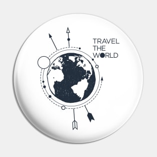 Travel The World Pin