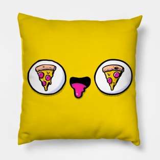 Eye Love Pizza Pillow